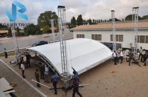 Quality Lighting Tower Aluminum Arch Truss , Children Square / Banquet Party Truss wholesale
