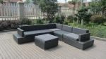 6pcs modern wicker sofa furniture