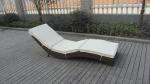 Luxury Rattan Sun Lounger For Living Room / Hotel / Restaurant