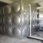 Customized Rectangular Storage Tank , Stainless Steel Sectional Water Tanks