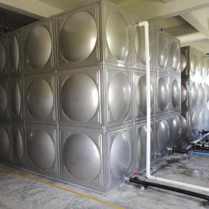 Quality Customized Rectangular Storage Tank , Stainless Steel Sectional Water Tanks wholesale