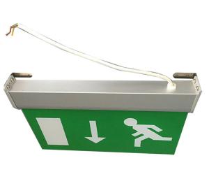 Quality Maintained Double Sided Battery Powered Emergency Aluminum Exit Sign wholesale