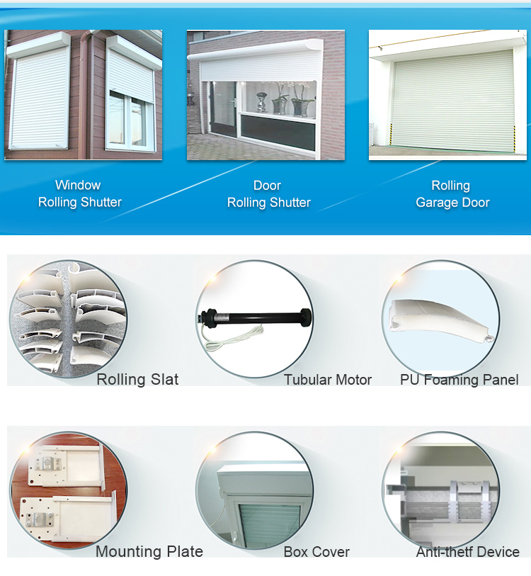 KDSBuilding Hurricane Thermal One Piece Aluminum Roll Round Shutter Window