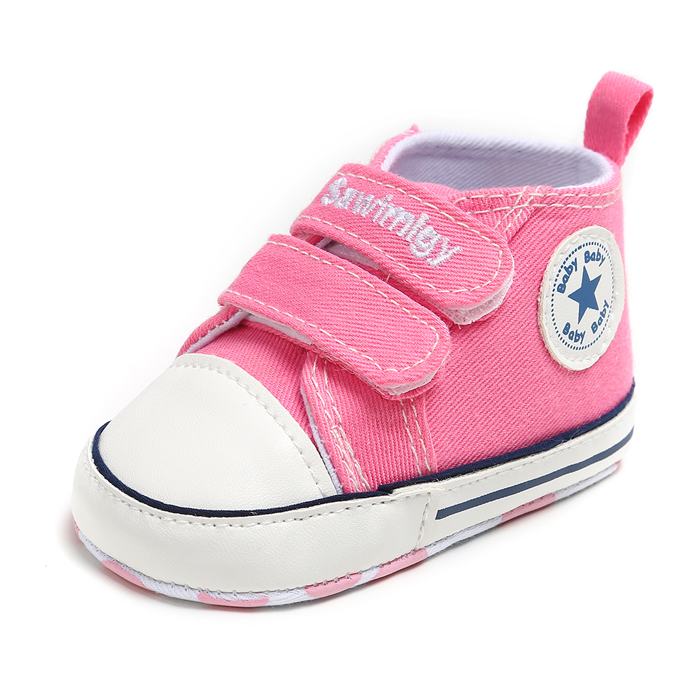 Canvas soft-sole anti slip 0-2 years boy and girl Outdoor walking Baby shoes