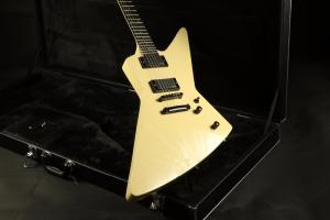 Quality Top Quality ESPS Explorer Electric Guitar Cream Color Fingerboard Inlay Black Hardware EMG Pickups wholesale
