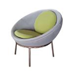 Modern bowl chair Nordic leather sofa egg chair shell living room ball leisure