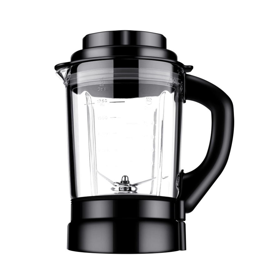 Intelligent Glass Cup Food Grinder Processor , Hot Soup Maker 500W Heating Power