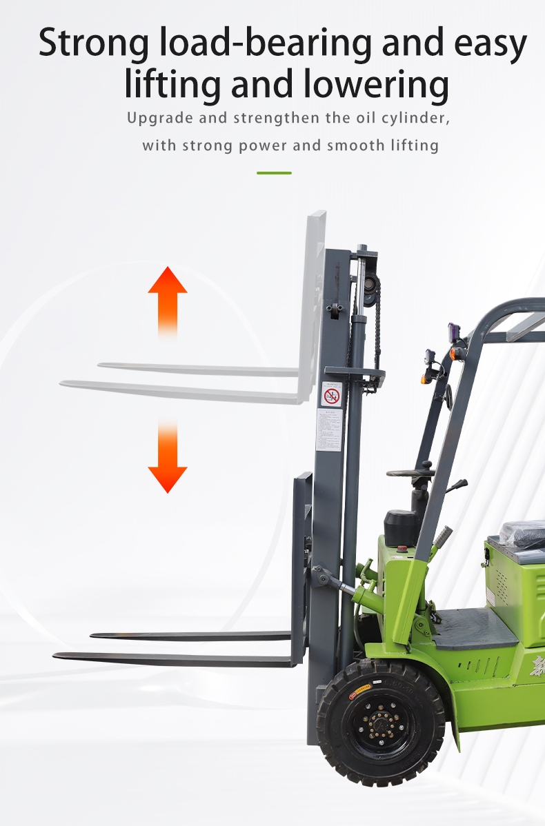 Big Tyres And Customized 1.5 Ton Electric Forklift For Hot Solutions Sit Down Electric Forklift