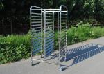Fast Food 0.7mm Ss304 Bakery Trolley With Trays