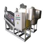 Sludge Screw Dehydrator Machine , Sewage Treatment Machine Easy Cleaning