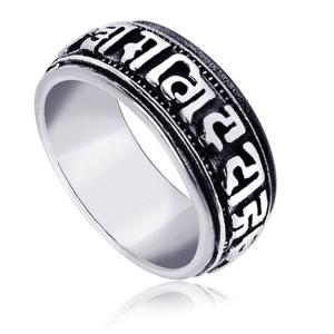 Quality Fashion Men's Vintage Old Band Ring 316l Titanium Stainless Steel (SA343) wholesale