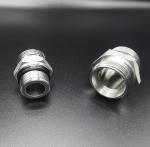 1CB American Fittings Carbon Steel Galvanized Metric Thread Bite Type Tube