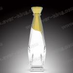 500mL Empty Glass Liquor Bottles , 570g Fancy Vodka Bottles