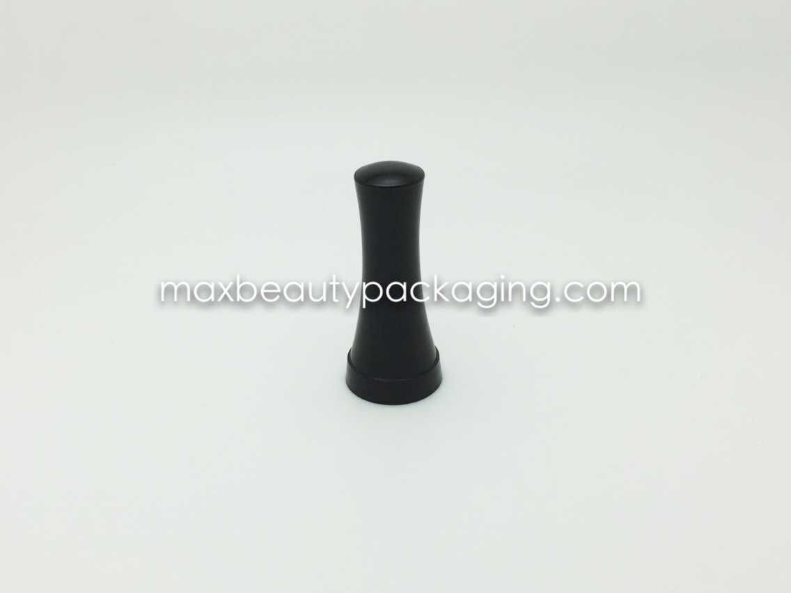 N8006 bulge shape nail polish cap nail polish packaging plastic cap shiny black cap uv coating color available