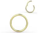 Hinged Segment 18K Gold Nose Piercing Classic 6-12mm Dimension