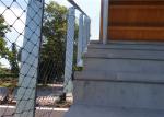 Knotted Diamond Fencing Stainless Steel Rope Mesh 304 Ss 80x80mm 2.0mm