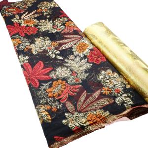 Quality 2023 Fashion African Brocade Fabric Jacquard Damask Design for Party Wedding Dress wholesale