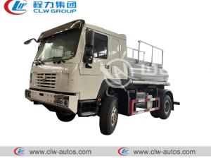 Quality Off Road 4X4 All Wheel Driving Stainless Steel Fuel Oil Truck 5000liters 5tonnes wholesale