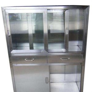 Quality SUS304 Stainless Steel Medical Cabinet Hospital Cabinet Polished Anti Water wholesale