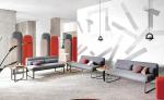 Privacy Screen Freestanding Acoustic Office Dividers PET Acoustic Partition