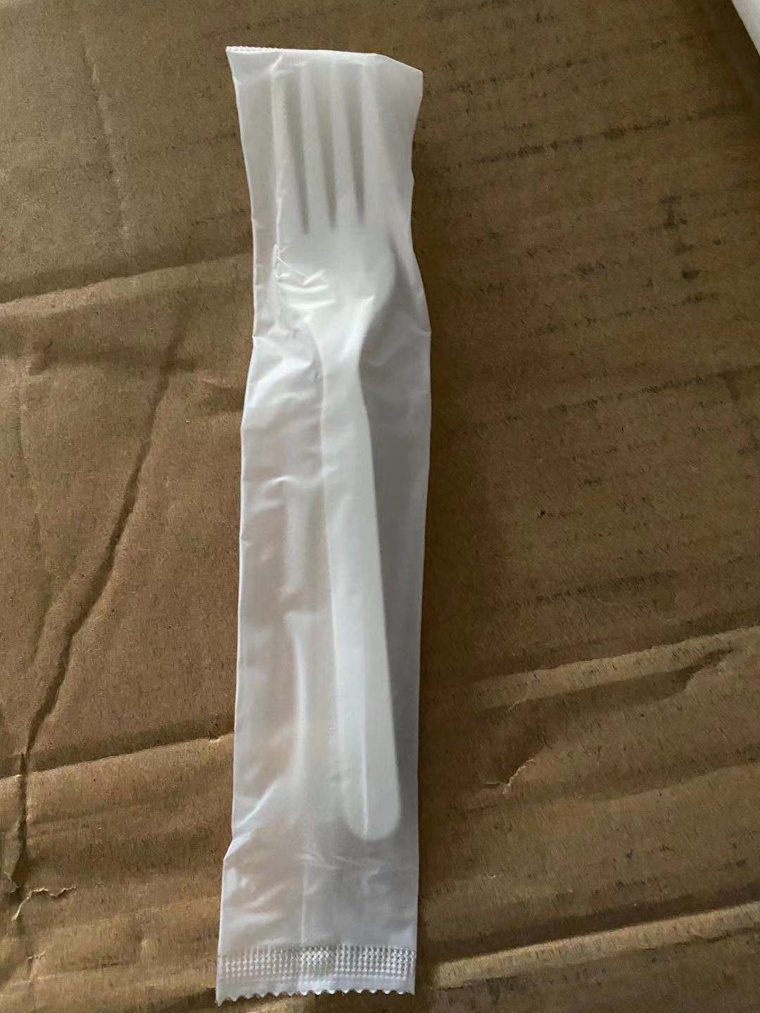 CPLA Disposable Paper Packaging Accessories Cutlery Sets 6.5-7 Inches 4-4.5gr