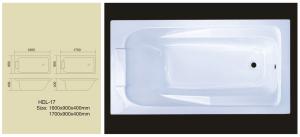 Quality Acrylic bathtub, simple bathtub, common bathtub,sanitary ware, bathroom bath tub HDL-17 wholesale