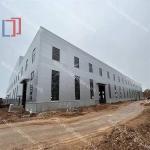 Commercial Office Building Prefab Construction Drawing Steel Structure Framed