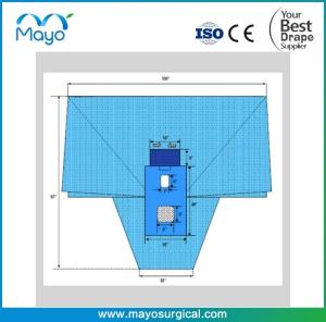 Quality Medical Supplier Surgical Cystoscopy Drape With Attached Leggings wholesale