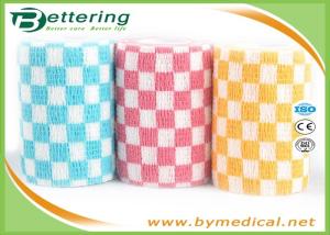 Quality Checks Pattern Non Woven Self Adhering Bandage Cohesive Bandage Coflex tape wholesale