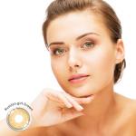 KSSEYE Colored Most Natural Blue Contact Lenses Cosmetic Without Diopters 14mm
