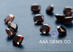 Quality 6 MM 3ct Cushion Cut Brown Moissanite , Loose Moissanite Diamond wholesale