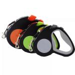 Retractable Dog Traction Rope Walking Running Dog Leash 3M Grey Color