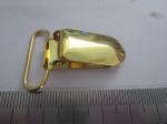wholesale high quality bulk gold plated 1' metal suspender clip