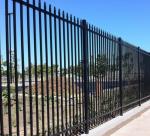 Wrought Iron Zinc Steel Palisade Fencing Easily Assembled Eco Friendly