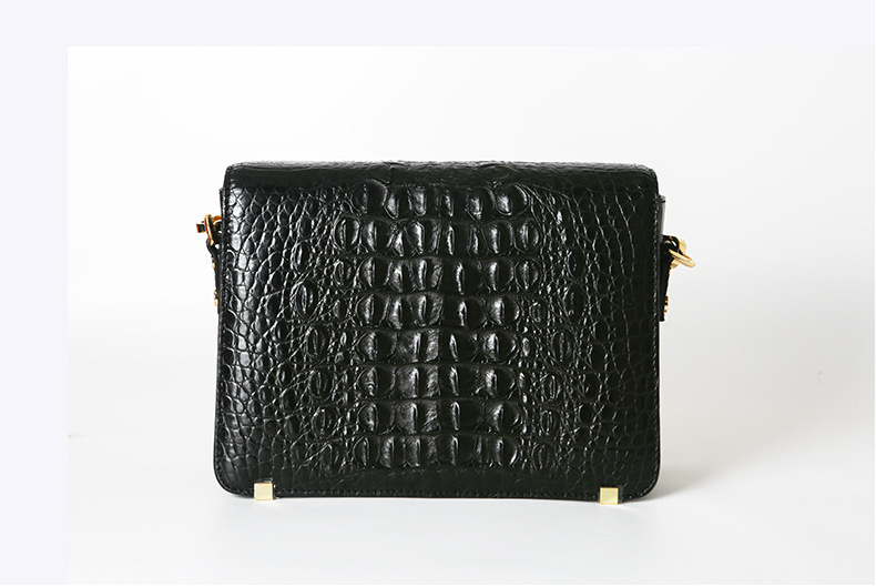 Genuine Crocodile Skin Women Sling Bag Authentic Exotic Alligator Leather Lady Single Shoulder Bag Female Small Purse
