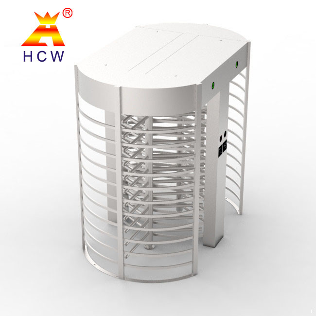 Automatic Systems SS316 Full Body Turnstile Single Access 600mm Fence Length