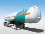 3 Axles 61000L Liquefied Petroleum Gas Lorry Tanker Semi Trailer For LPG