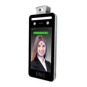 Quality 8&quot; IPS CMOS Binocular Face Recognition Thermometer Built In IC / ID Card Reader wholesale