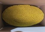 Yellow Twist 24" 350mpa 17G 3.5Lbs PVC Coated Tie Wire