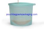 Silicon packaging bag, Reusable Fresh Vegetable Storage pack bag for food