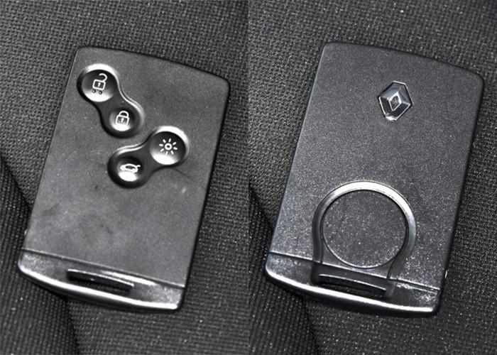 Renault car accessories , Leather Key Bag with Chromed Metal Hook