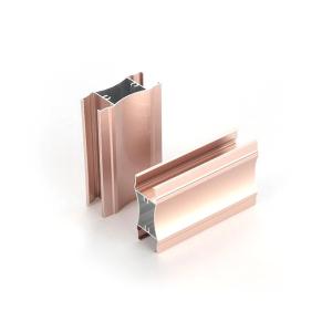 Quality Cnc Machined 0.8mm Golden Polished Aluminium Profiles wholesale