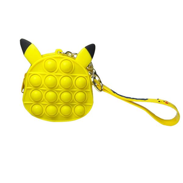 Mini Soft Wallet Kid Gift Zipper Rodent Pioneer Silicone Coin Purse Multi