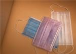 Blue Non Woven Fabric Face Mask / Particulate Sanitary Pp Non Woven Mask