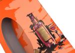 Portable Red Wine Gift Box Packaging , Christmas Wine Bottle Gift Boxes