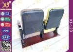 Small Folded Church Seating Chairs , Steel Frame University Lecture Hall Seating