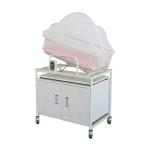 Obstetrics newborn baby bed gas spring medical baby bed