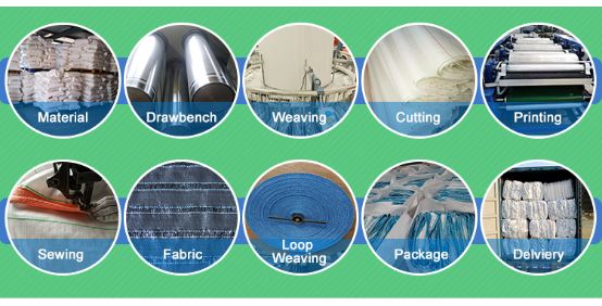 1 Ton Mesh PP FIBC Jumbo Bag Poly FIBC Big Bag Firewood Net Log Bags With Antistatic