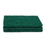 Heavy Duty Green Nylon Scourer Moisture Proof Wear Resistance Custom