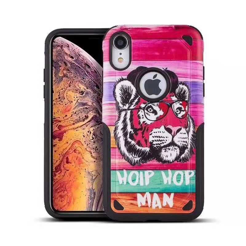 Can Custom Colorful Paiting 2 in 1 PC TPU Armor Case Back Cover for Samsung J2 Prime G530 ON7 J8 2018 NOTE9 S8 PLUS S8